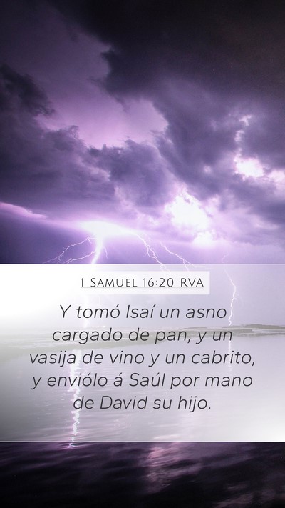 1 Samuel 16:20 RVA Bible Verse Image