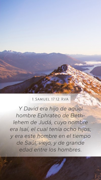1 Samuel 17:12 RVA Bible Verse Image