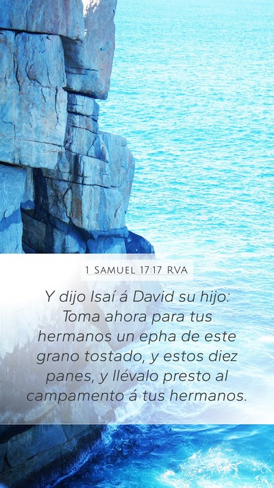 1 Samuel 17:17 RVA Bible Verse Image