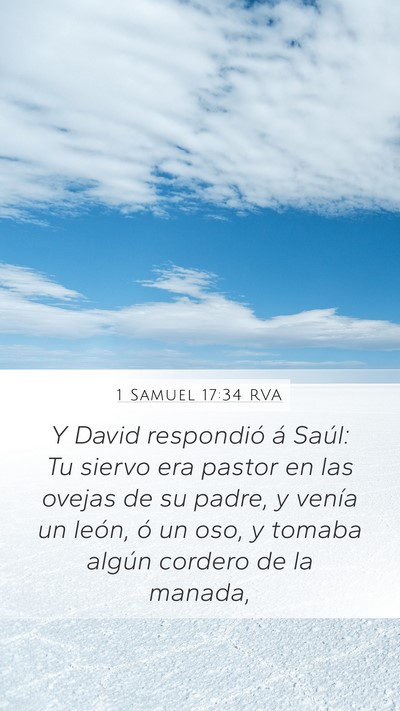 1 Samuel 17:34 RVA Bible Verse Image