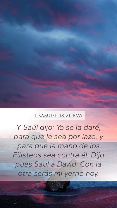 1 Samuel 18:21 RVA Bible Verse Image