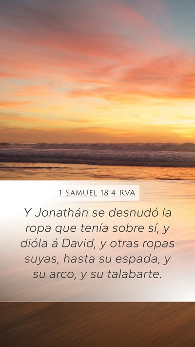 1 Samuel 18:4 RVA Bible Verse Image