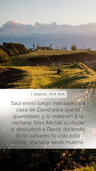 1 Samuel 19:11 RVA Bible Verse Image