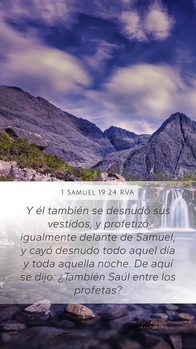 1 Samuel 19:24 RVA Bible Verse Image