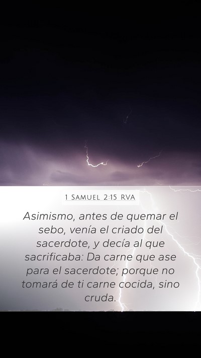 1 Samuel 2:15 RVA Bible Verse Image