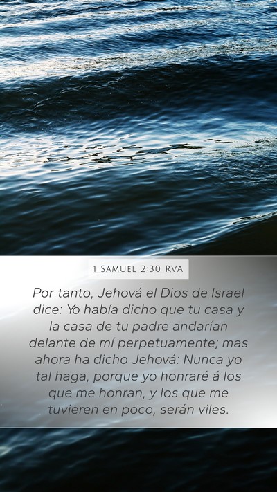 1 Samuel 2:30 RVA Bible Verse Image