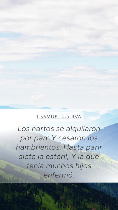 1 Samuel 2:5 RVA Bible Verse Image
