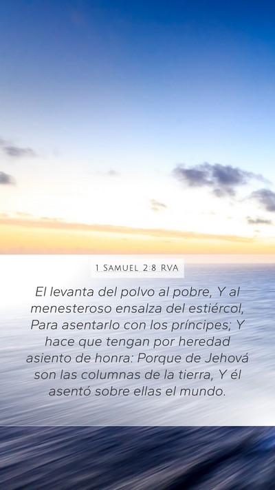 1 Samuel 2:8 RVA Bible Verse Image