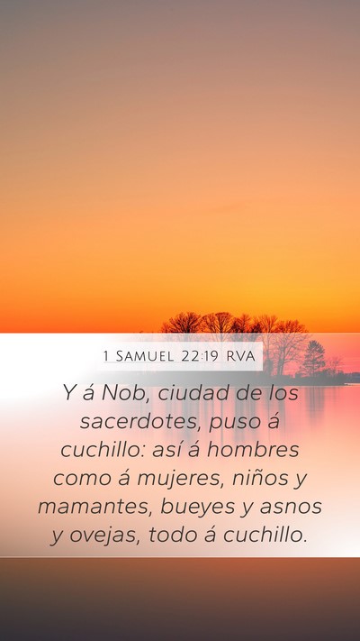 1 Samuel 22:19 RVA Bible Verse Image