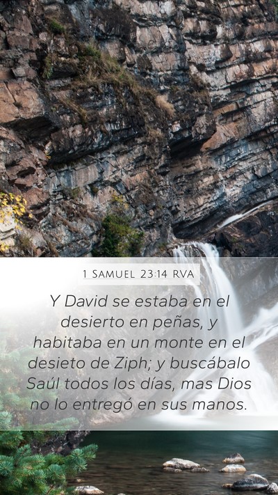 1 Samuel 23:14 RVA Bible Verse Image