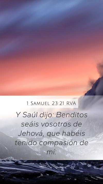 1 Samuel 23:21 RVA Bible Verse Image