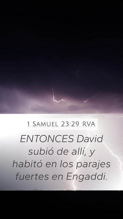1 Samuel 23:29 RVA Bible Verse Image