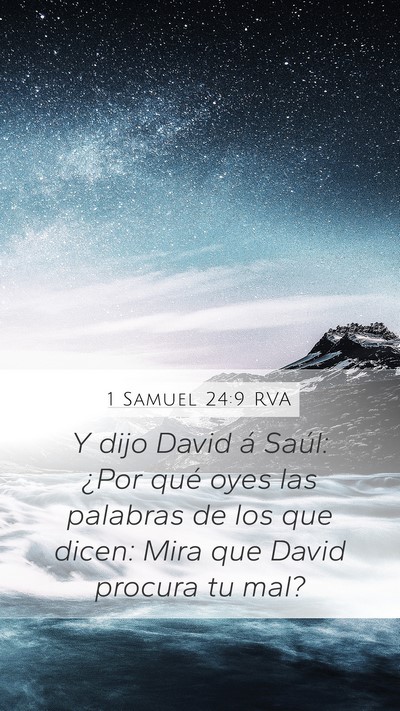 1 Samuel 24:9 RVA Bible Verse Image