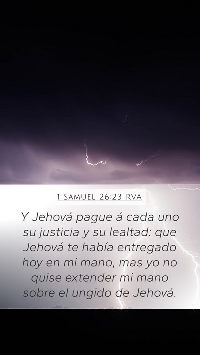 1 Samuel 26:23 RVA Bible Verse Image