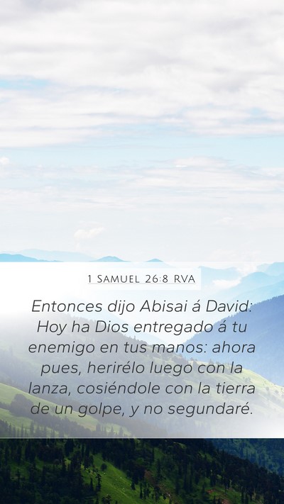 1 Samuel 26:8 RVA Bible Verse Image