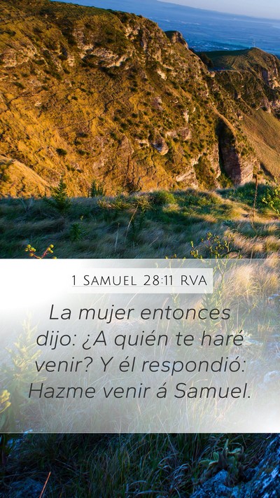 1 Samuel 28:11 RVA Bible Verse Image