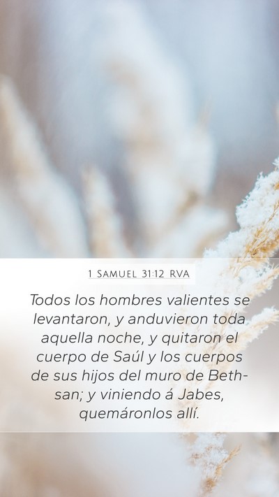 1 Samuel 31:12 RVA Bible Verse Image