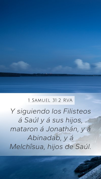 1 Samuel 31:2 RVA Bible Verse Image
