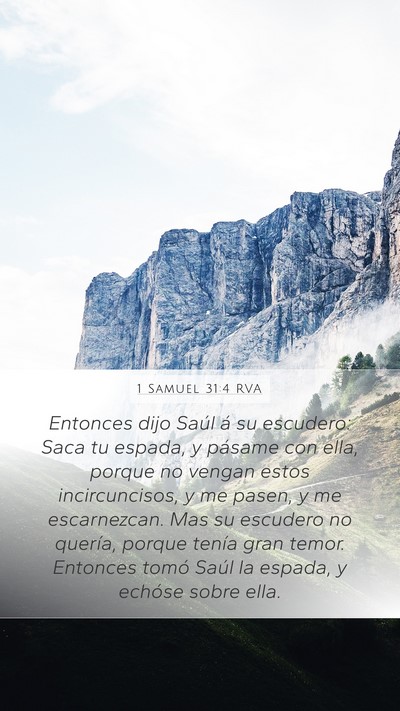 1 Samuel 31:4 RVA Bible Verse Image
