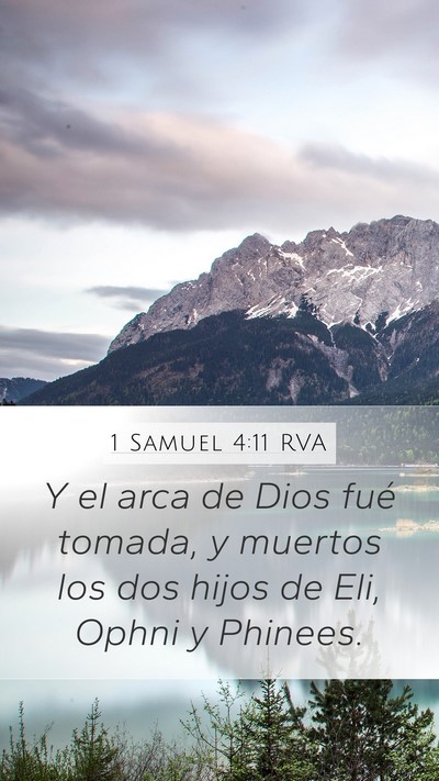 1 Samuel 4:11 RVA Bible Verse Image