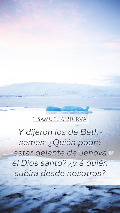 1 Samuel 6:20 RVA Bible Verse Image