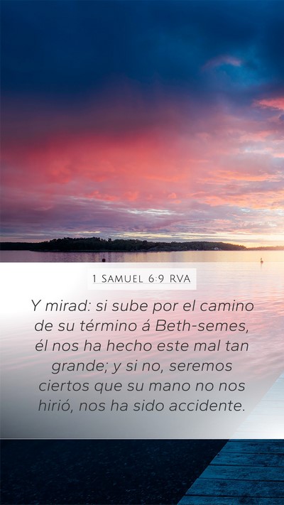 1 Samuel 6:9 RVA Bible Verse Image