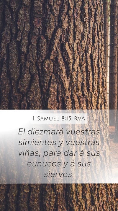 1 Samuel 8:15 RVA Bible Verse Image