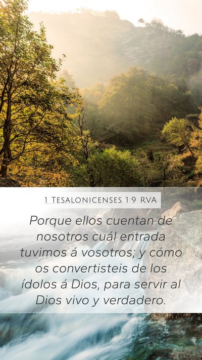 1 Tesalonicenses 1:9 RVA Bible Verse Image