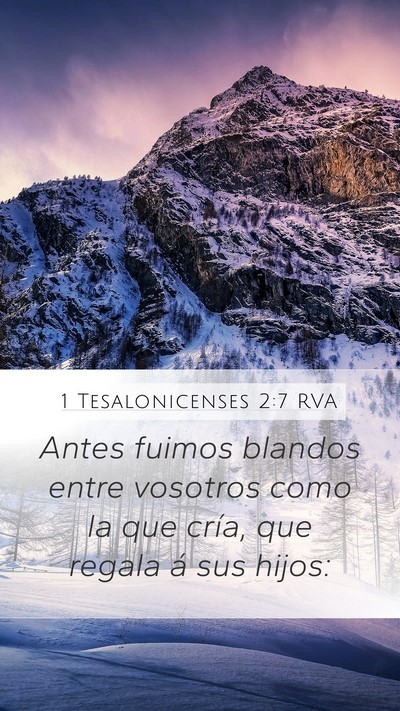 1 Tesalonicenses 2:7 RVA Bible Verse Image