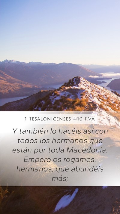 1 Tesalonicenses 4:10 RVA Bible Verse Image