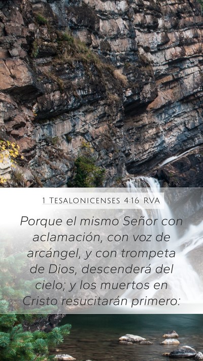 1 Tesalonicenses 4:16 RVA Bible Verse Image