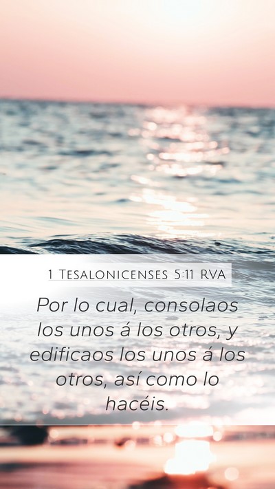 1 Tesalonicenses 5:11 RVA Bible Verse Image