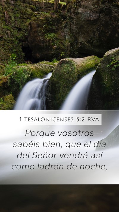 1 Tesalonicenses 5:2 RVA Bible Verse Image