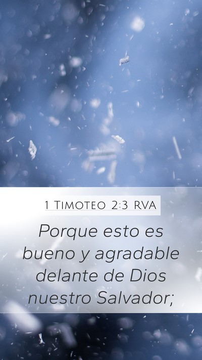1 Timoteo 2:3 RVA Bible Verse Image
