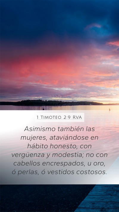 1 Timoteo 2:9 RVA Bible Verse Image