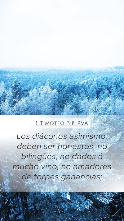 1 Timoteo 3:8 RVA Bible Verse Image