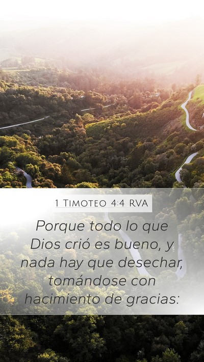 1 Timoteo 4:4 RVA Bible Verse Image