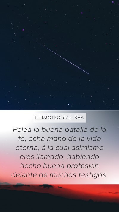 1 Timoteo 6:12 RVA Bible Verse Image
