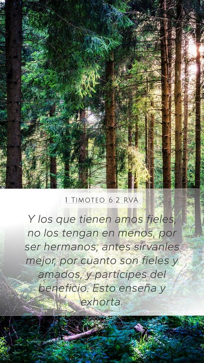 1 Timoteo 6:2 RVA Bible Verse Image