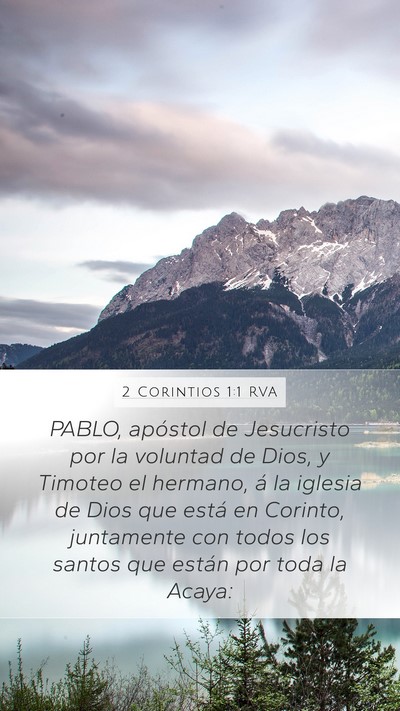 2 Corintios 1:1 RVA Bible Verse Image