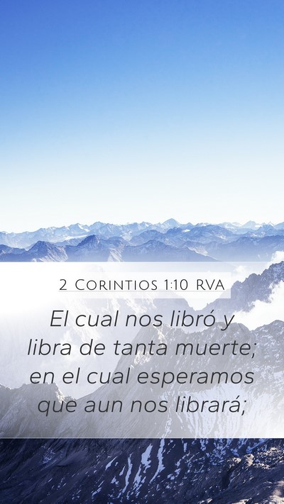 2 Corintios 1:10 RVA Bible Verse Image
