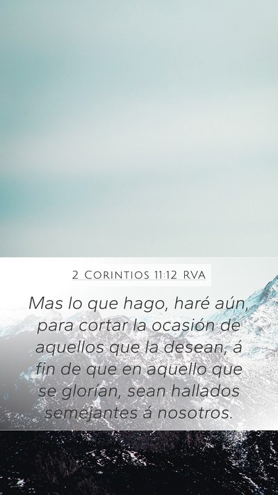 2 Corintios 11:12 RVA Bible Verse Image