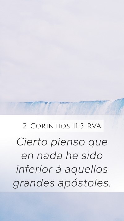 2 Corintios 11:5 RVA Bible Verse Image