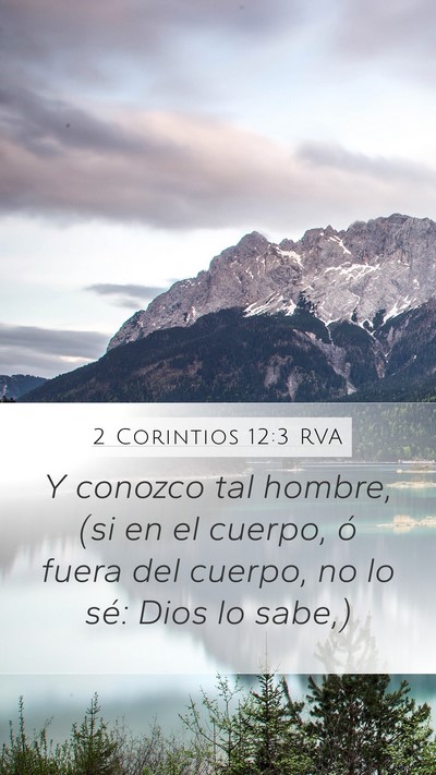 2 Corintios 12:3 RVA Bible Verse Image