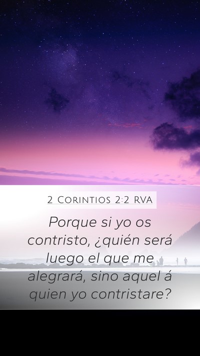 2 Corintios 2:2 RVA Bible Verse Image