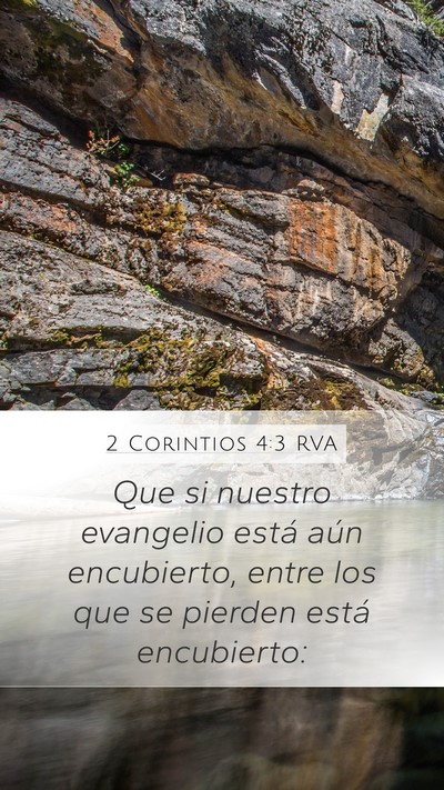 2 Corintios 4:3 RVA Bible Verse Image