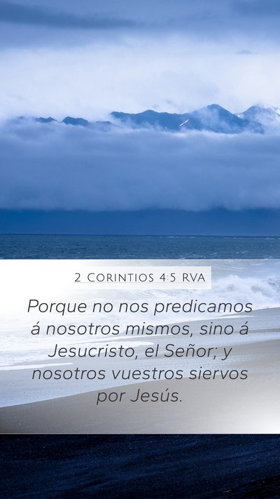 2 Corintios 4:5 RVA Bible Verse Image