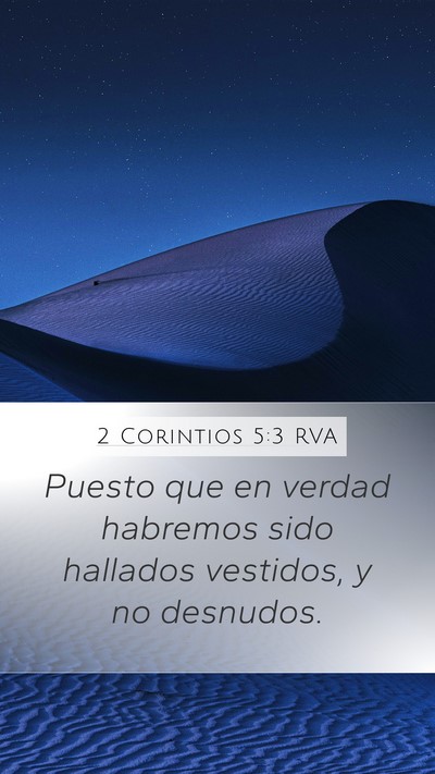 2 Corintios 5:3 RVA Bible Verse Image