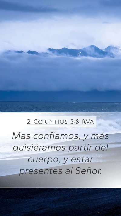2 Corintios 5:8 RVA Bible Verse Image