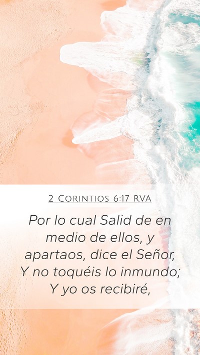 2 Corintios 6:17 RVA Bible Verse Image